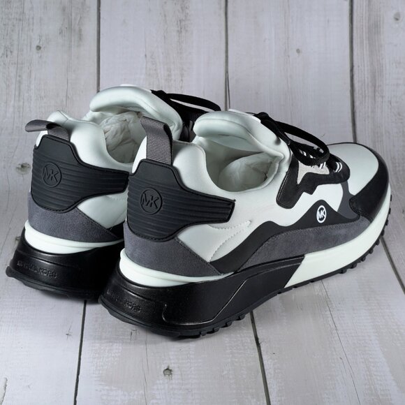 Michael Kors Theo Sport Open Sneakers Logo Color Grey/White Size 13 M main image 5